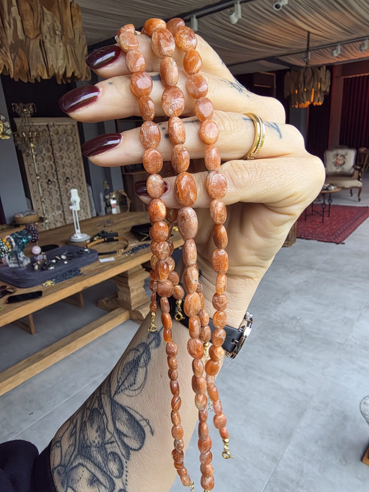 Güneş Taşı Kolye - Görsel 4