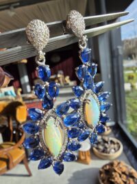 Opal Kyanit Küpe - Görsel 6