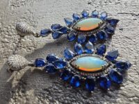 Opal Kyanit Küpe - Görsel 10