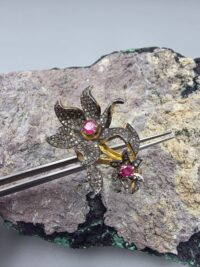 Yakut Elmas Sarmaşık Yüzük