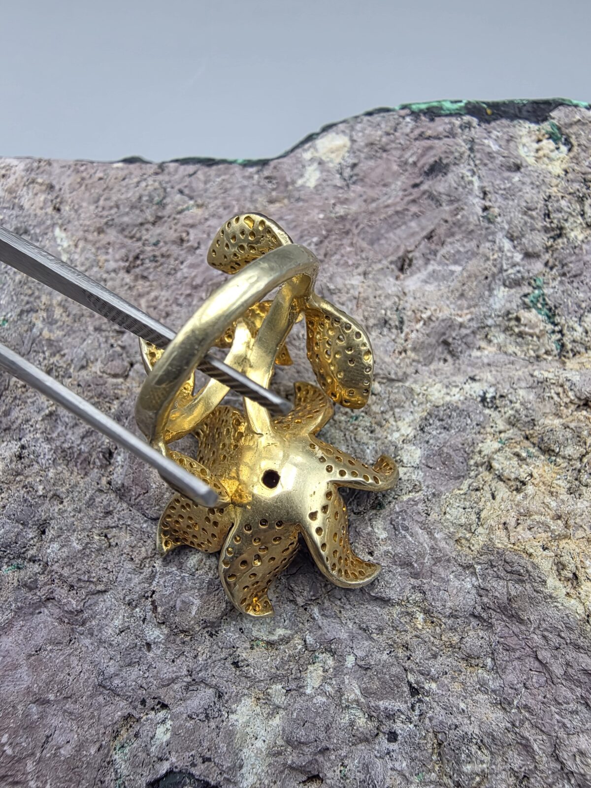 Yakut Elmas Sarmaşık Yüzük - Görsel 8