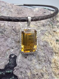 Sitrin Pırlanta Kolye - Görsel 7