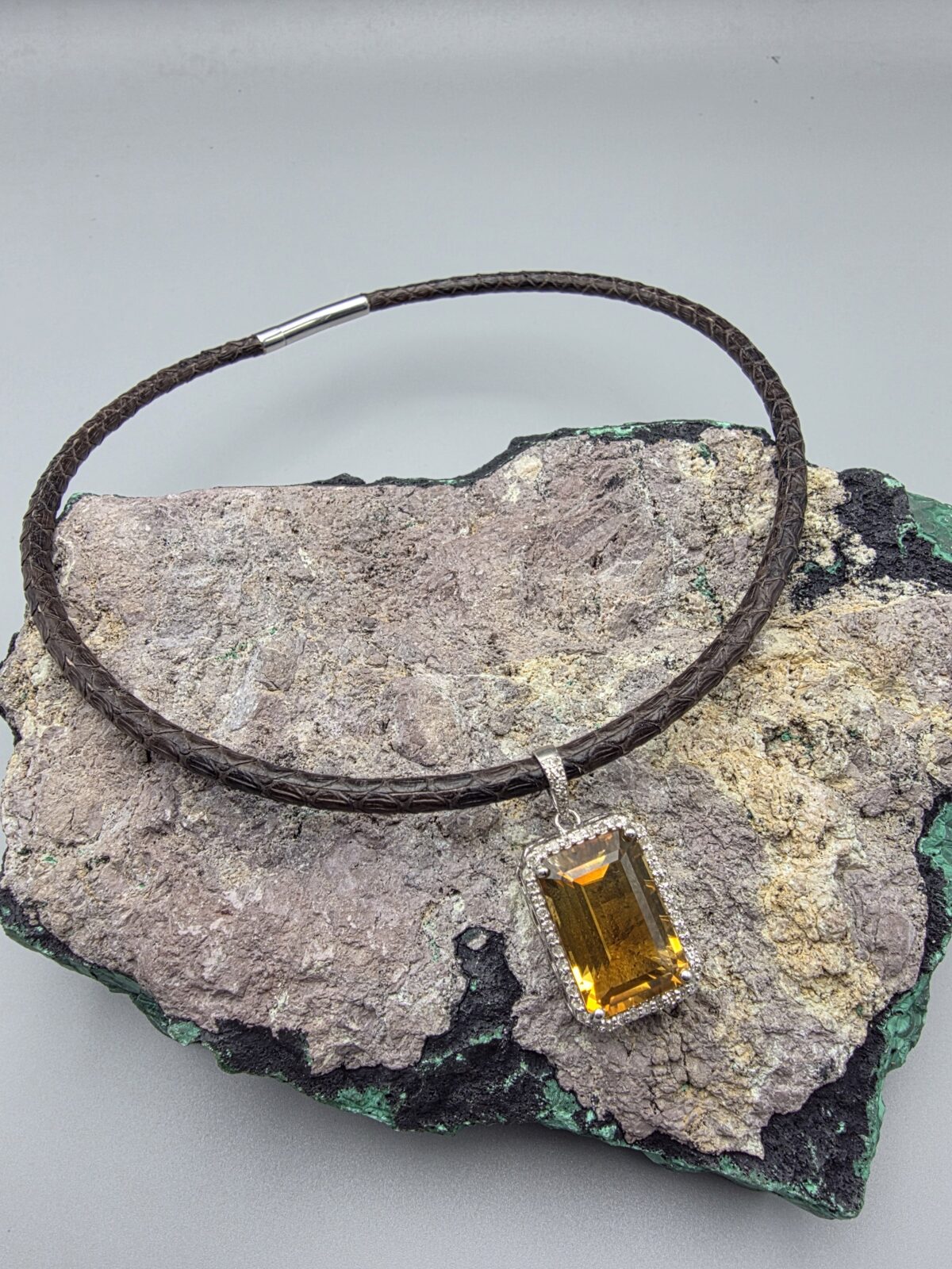 Sitrin Pırlanta Kolye - Görsel 2