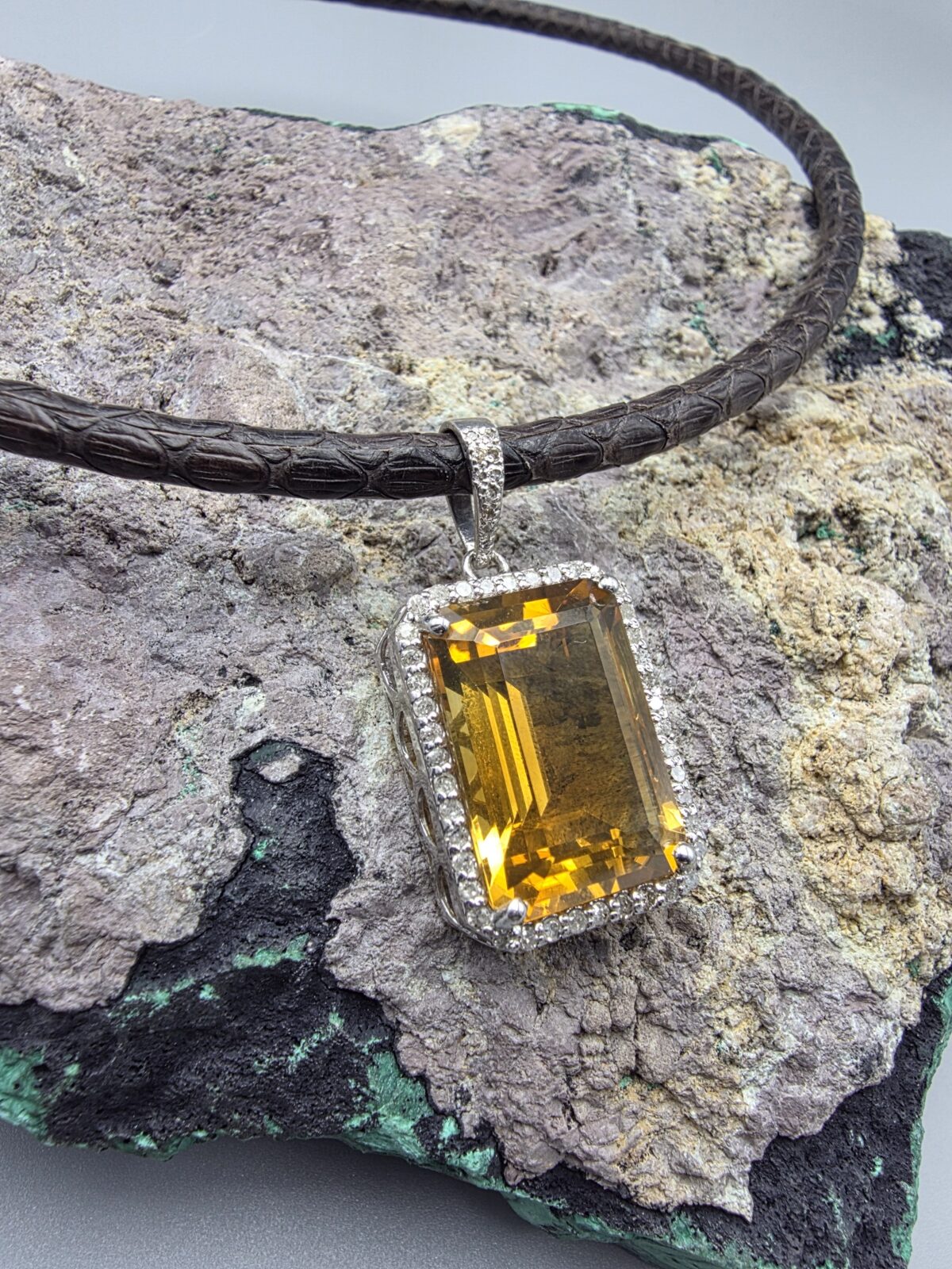 Sitrin Pırlanta Kolye - Görsel 6