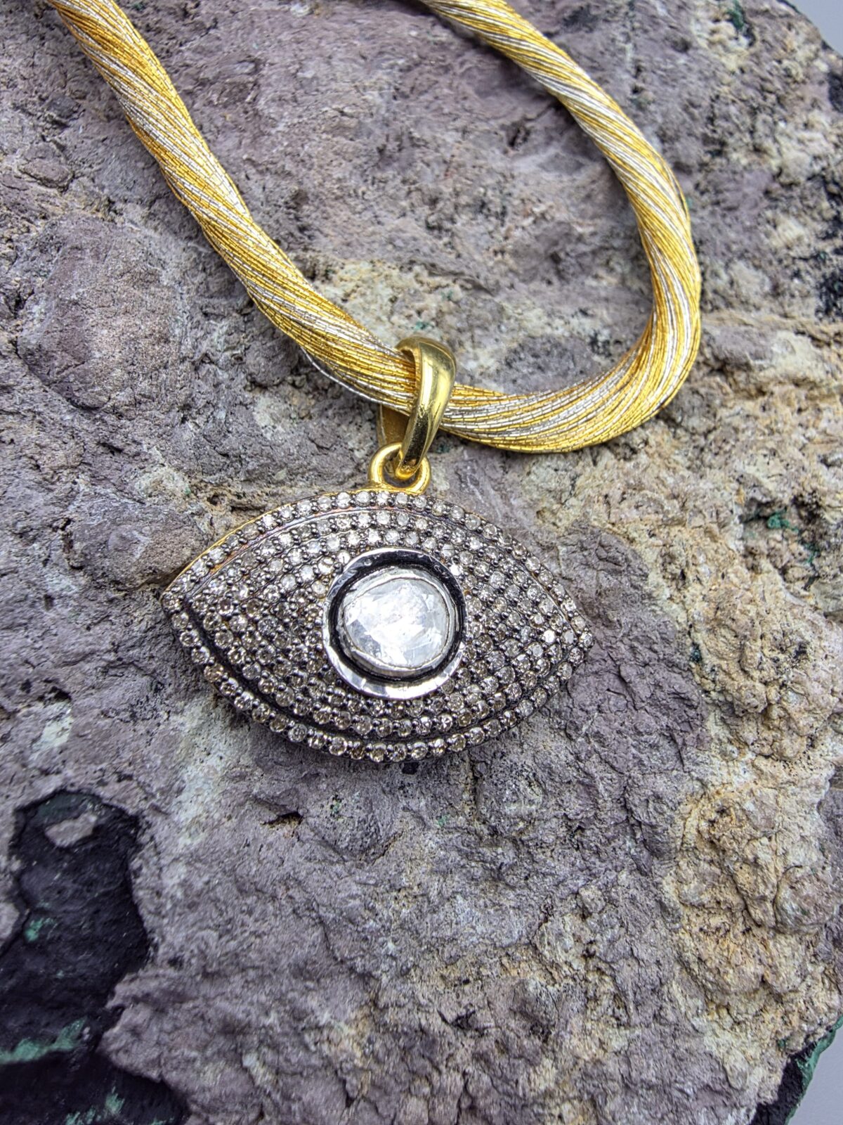 Elmas Göz Kolye-M- - Görsel 3