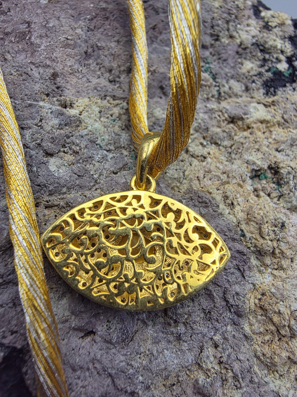 Elmas Göz Kolye-M- - Görsel 4