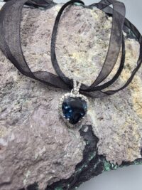 Pırlantalı Blue London Topaz Kolye - Görsel 6