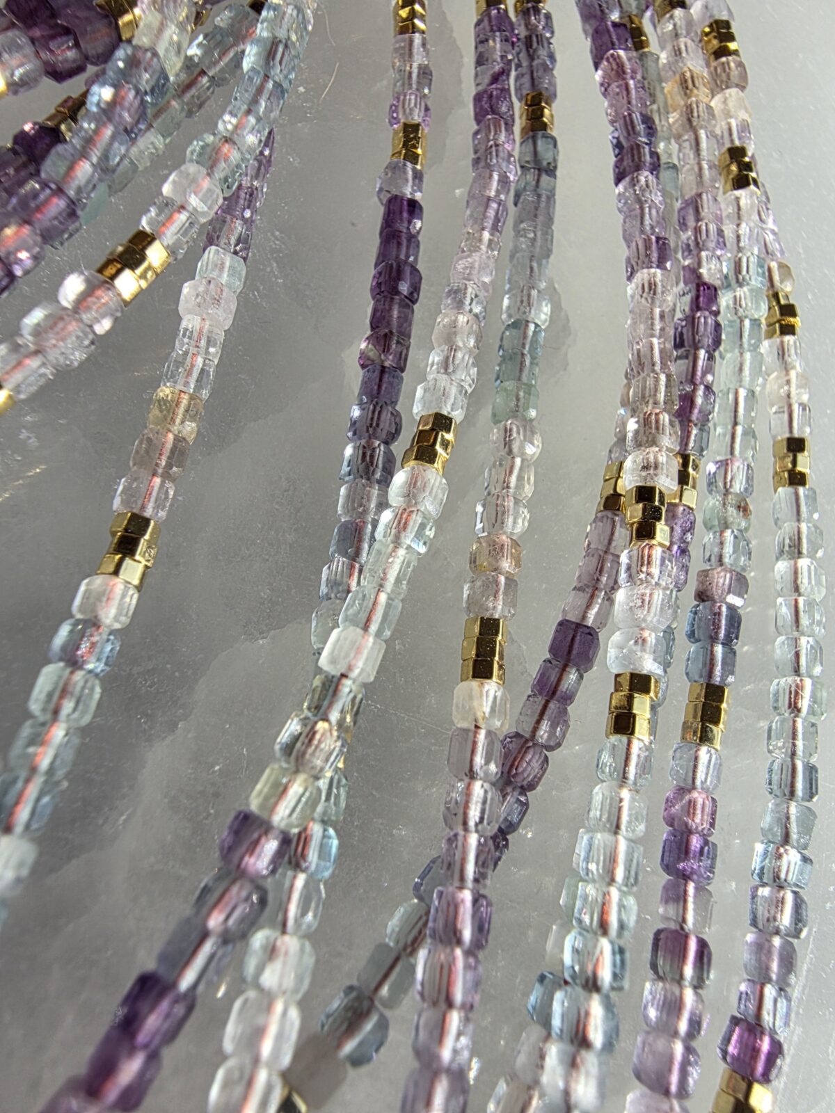 Florit Pembe Kuvars Kolye - Görsel 10