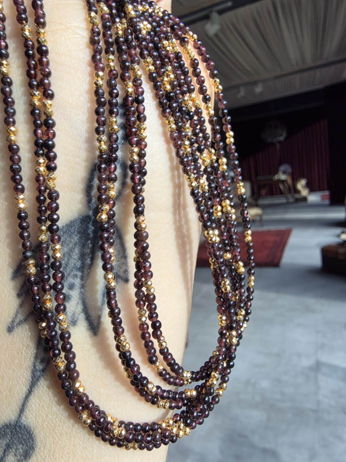 Garnet Bebek Kolye - Görsel 4