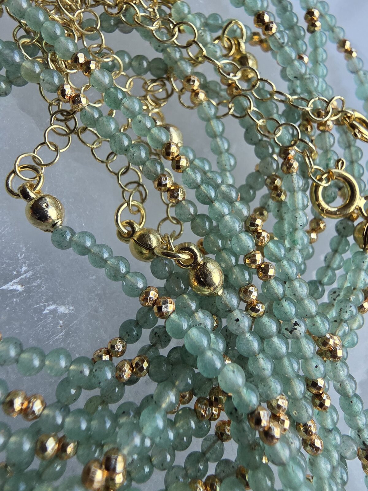 Aventurin Bebek Kolye - Görsel 3