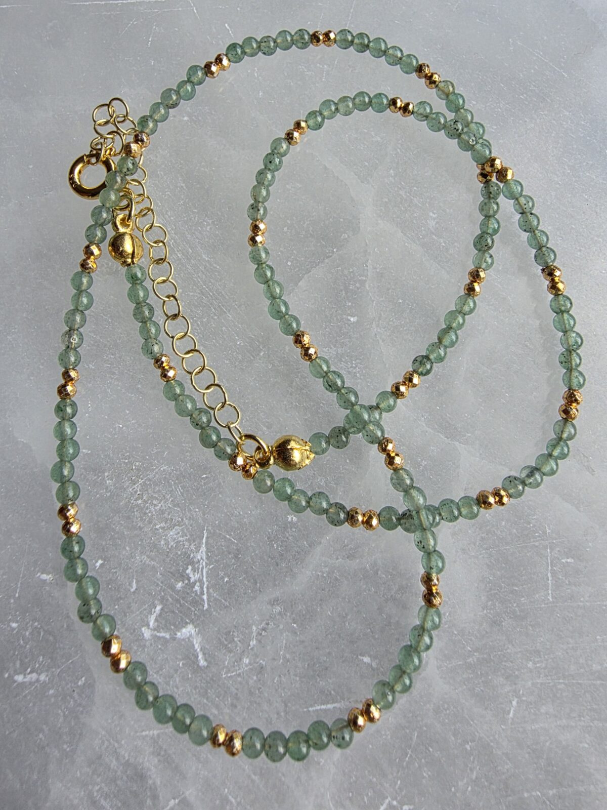 Aventurin Bebek Kolye - Görsel 4