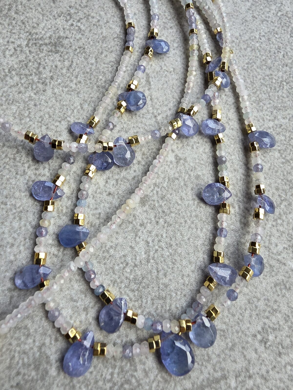 Morganit Tanzanit Kolye - Görsel 7