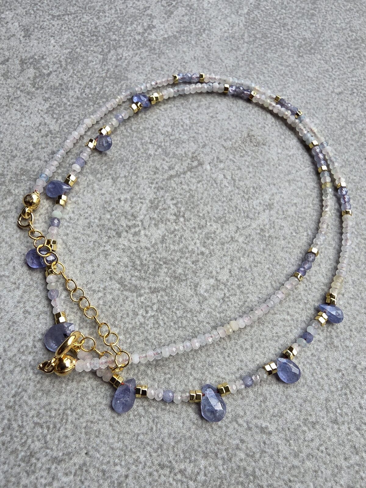 Morganit Tanzanit Kolye - Görsel 8