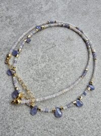 Morganit Tanzanit Kolye - Görsel 8