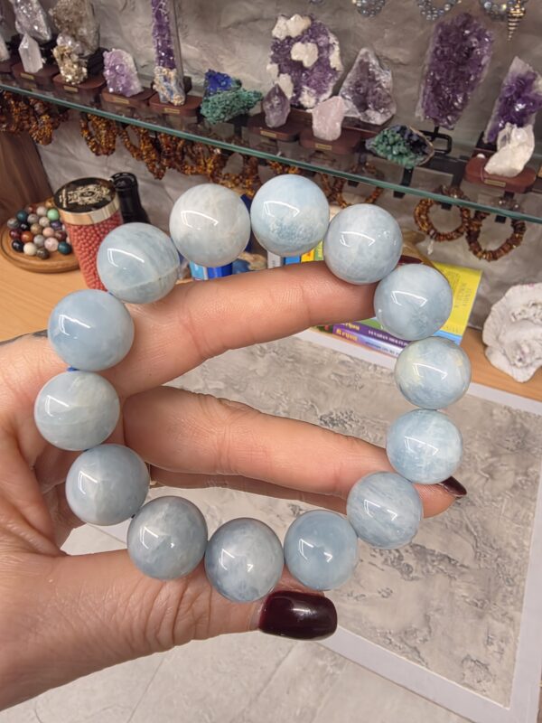 İri Aquamarine Bileklik