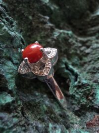 Mercan Elmas Yüzük - Görsel 4