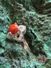 Mercan Elmas Yüzük - Görsel 2