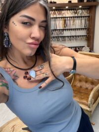 Vatoz Aytaşı Elmas Kolye